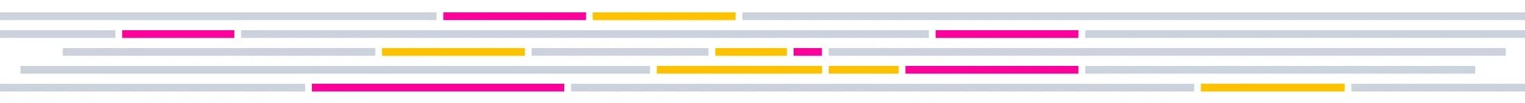 Colorful horizontal bars in pink and yellow on a gray background, arranged in parallel lines.
